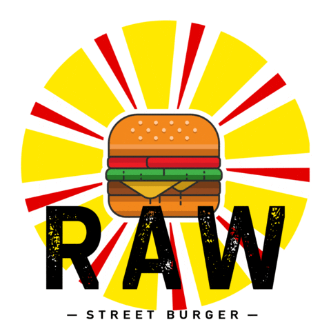 Custom Sticker Gifs - Animated logo for Raw Street Burger